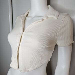 Wild Fable Crop Top Off White